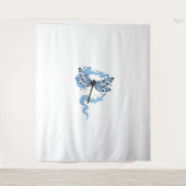 Tenture T-shirt libellules colorées (Devant)