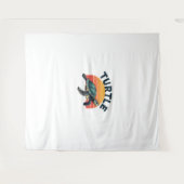 Tenture T-Shirt Tortue Rétro (Devant (Horizontal))