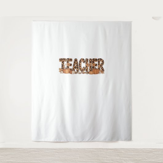 Tenture T-shirt trop grand pour l'enseignant (Devant)