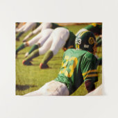 Tenture T-shirts de Football. (Devant (Horizontal))