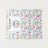 Tenture Table Runner Banner Business Logo Nail Artist (Devant (Horizontal))