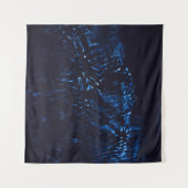 Tenture Tableau abstrait noir et bleu (Devant (Horizontal))