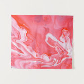 Tenture Tableau abstrait rouge et gris (Devant (Horizontal))