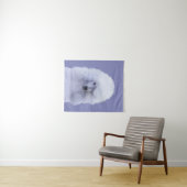 Tenture Tableau blanc standard de caniche - Art original d (En situation (horizontale))