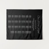 Tenture Tableau de Mariage Alphabétique Moderne (Devant (Horizontal))