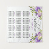 Tenture Tableau de mariage Lavande Violet Accueil (Devant (Horizontal))