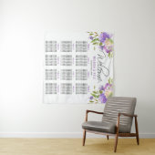 Tenture Tableau de mariage Lavande Violet Accueil (En situation (horizontale))