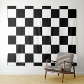 Tenture tableau d'échecs (En situation (horizontale))