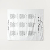 Tenture Tableau des sièges du Mariage des personnes de la  (Devant (Horizontal))