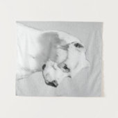 Tenture Tableau Dogo Argentino - Art Chien original (Devant (Horizontal))