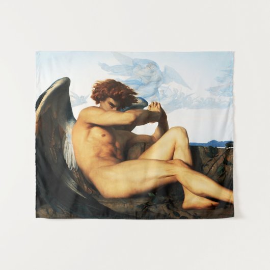 Tenture Tableau Fallen Angel par Alexandre Cabanel (Devant (Horizontal))