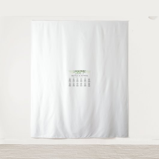 Tenture Tableaux de placement de mariage – Réceptions pers (Devant)