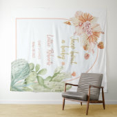 Tenture Taco 'Bout a Baby, Fiesta Baby shower fond (En situation (horizontale))