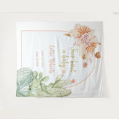 Tenture Taco 'Bout a Baby, Fiesta Baby shower fond (Devant (Horizontal))