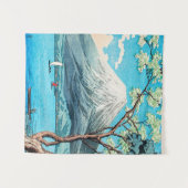 Tenture Takahashi - Mont Fuji du lac Yamanaka (Devant (Horizontal))