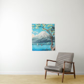 Tenture Takahashi - Mont Fuji du lac Yamanaka (En situation)