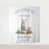 Tenture Tale Peter Rabbit Baby shower garçon (Devant)