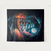 TENTURE TALL NAVIRE SAILLES DANS DARK NIGHT DREAM ODYSSEY (Devant (Horizontal))