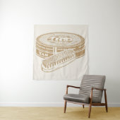 Tenture Tan shoepoly (En situation)