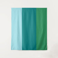 Tanager Turquoise, Teal Blue et Kelly Green Horiz