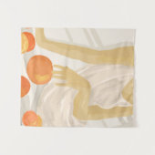 Tenture Tangerine Grace (Devant (Horizontal))