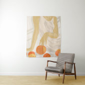 Tenture Tangerine Grace (En situation)