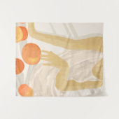 Tenture Tangerine Grace (Devant (Horizontal))
