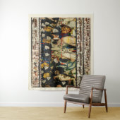 Tenture TAPESTRE BAYEUX 1066 Mort du roi Harold (En situation)