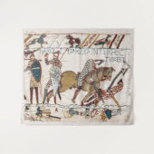 Tenture TAPESTRE BAYEUX Mort du roi Harold à la bataille (Devant (Horizontal))