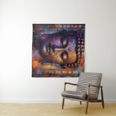 TENTURE TAPESTRIES DE BUDDHA #2 (En situation (horizontale))
