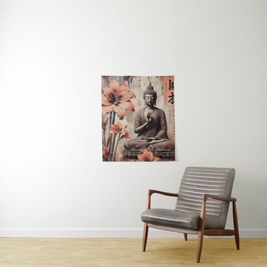 TENTURE TAPESTRIES DE BUDDHA #5 (En situation)