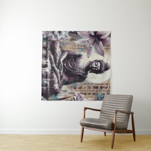 TENTURE TAPESTRIES DE BUDDHA #6 (En situation (horizontale))