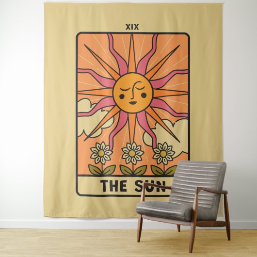 Tenture Tapete de Parede Flower (En situation)