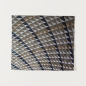 Tenture Tapis blanc, noir et marron (Devant (Horizontal))