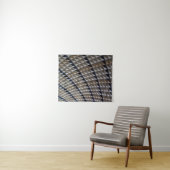 Tenture Tapis blanc, noir et marron (En situation (horizontale))