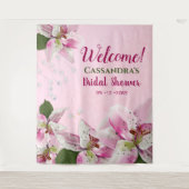 Tenture Tapis de douche de mariage de printemps de perles (Devant)