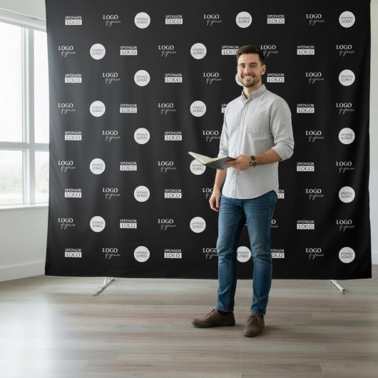 Tenture Tapis de logos Société parraineuse Mur multimédia