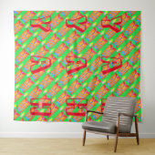 Tenture Tapis et chiffons Art pur abstrait suprême (En situation (horizontale))