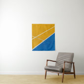 Tenture Tapis jaune (En situation)