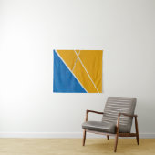 Tenture Tapis jaune (En situation (horizontale))