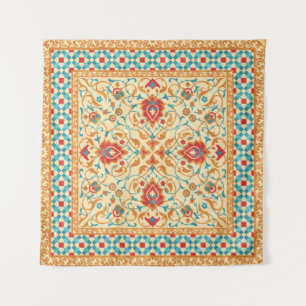 Tenture Tapis oriental, motif ornemental ornemental, stylé