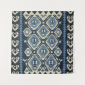 Tenture Tapis Persan Turc Oriental Bleu (Devant)