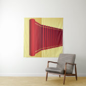 Tenture Tapis rouge (En situation (horizontale))