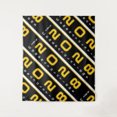 Tenture Tapis rouge doré moderne et diplôme de répétition (Devant)