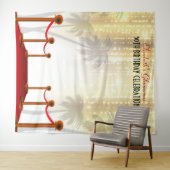 Tenture Tapis Rouge Hollywood Naissance Toile de Fond (En situation (horizontale))