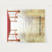 Tenture Tapis Rouge Hollywood Naissance Toile de Fond (Devant (Horizontal))