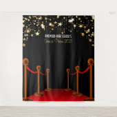 Tenture Tapis Rouge Hollywood Prom Backdrop (Devant)
