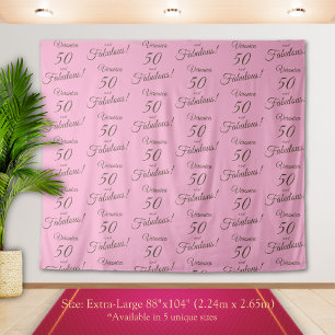 Tenture Tapis Rouge & Répétition Or Rose 50 Anniversaire F
