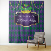 Tenture Tapiz Carnival Mardi Gras Backdrop banner party (En situation)