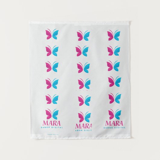 Tenture “Tapiz MARA Digital Glow” (Devant)